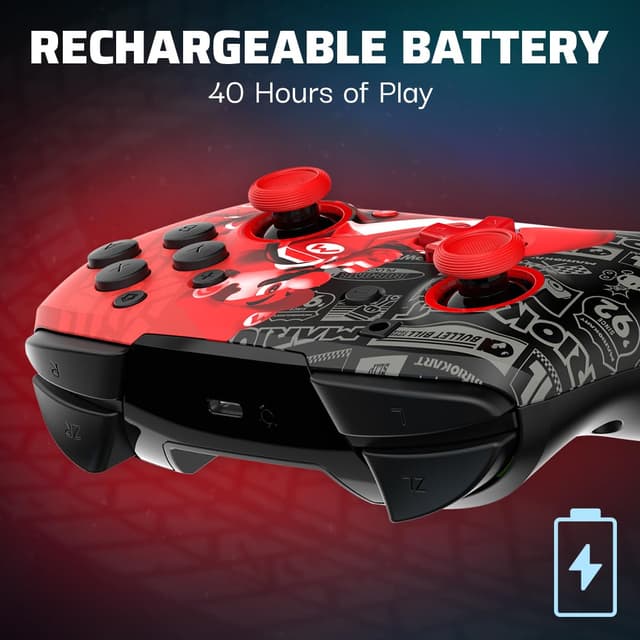 Detalle de REMATCH GLOW Wireless Switch Pro Controller 30-ft