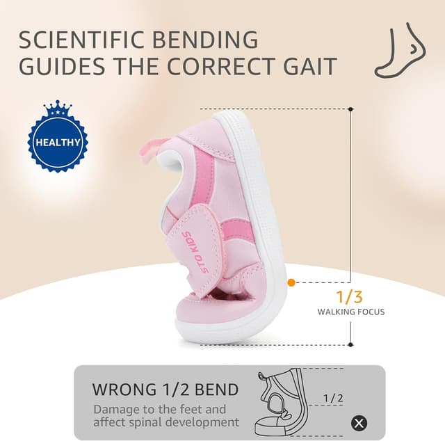 Thumbnail 5 de Toddler Wide Toe Box Barefoot Shoes 1st Walker