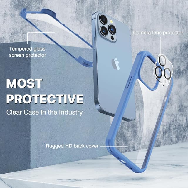 Thumbnail 2 de CENHUFO iPhone 13 Pro Case Blue