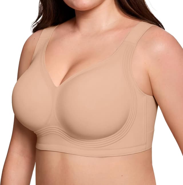 Detalle de ProKloud Jelly Bras Wirefree Wireless Bra for Women (No Underwire) with Support, Lift & Full Coverage Plus Sizes