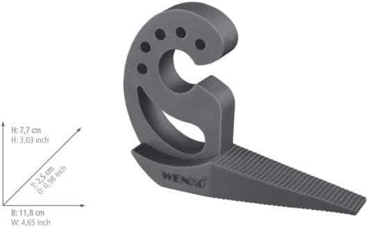 Thumbnail 1 de WENKO Tope Multi-STOP gris antracita 🛡️ Protección contra apriete