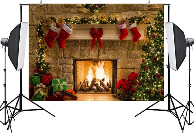 Thumbnail 3 de Aisnyho Christmas Backdrop 8x6ft for Photo Shoots