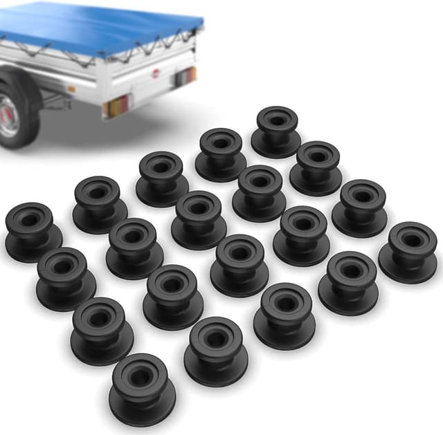 Detalle de Tarpofix Planenknöpfe 20 Stk rund