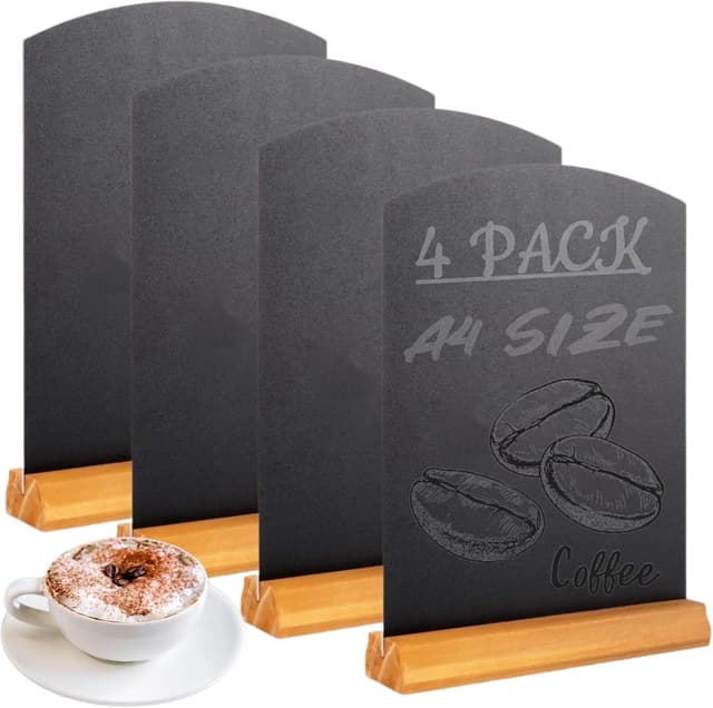 Imagen de LDHHYH 4PCS A4 Chalkboard 297x210 mm 📋 en OfertitasTOP