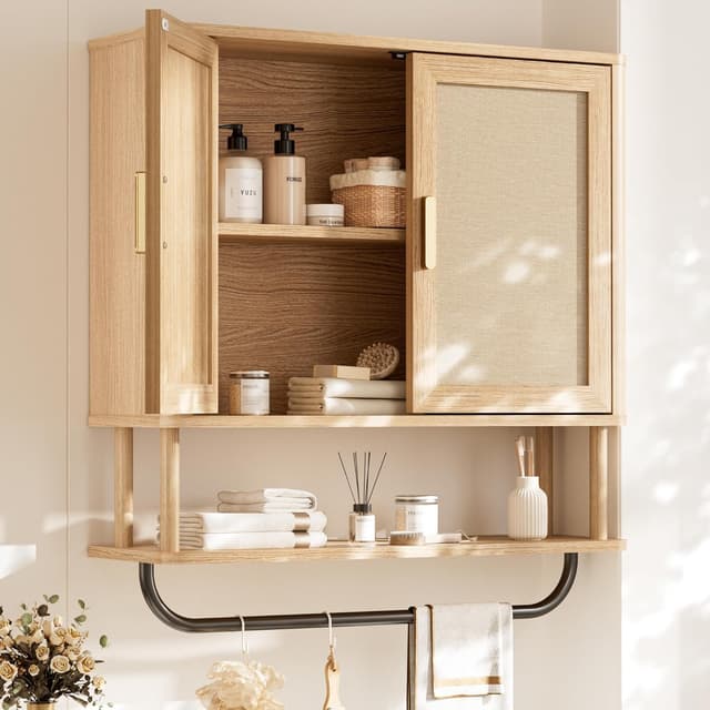 Thumbnail 4 de INNOD Bathroom Wall Storage Cabinet 1-shelf