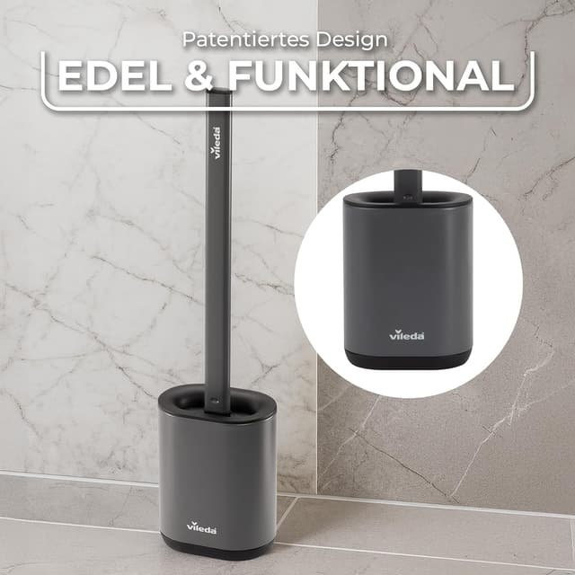 Thumbnail 1 de Vileda Brosse WC Silicone tête flexible