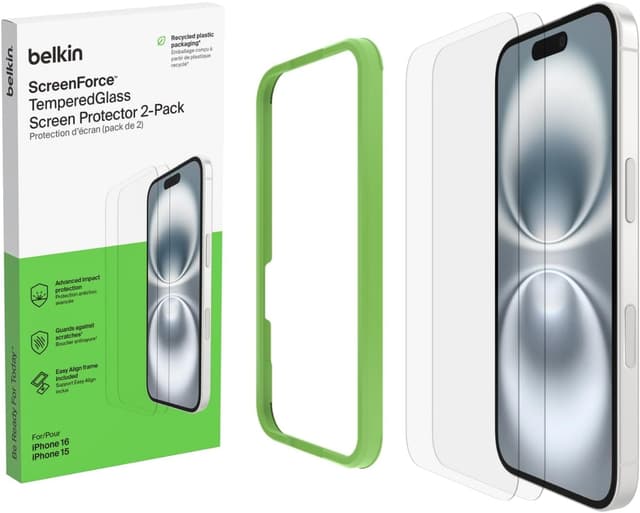 Detalle de Belkin ScreenForce tempered glass 0.33 mm