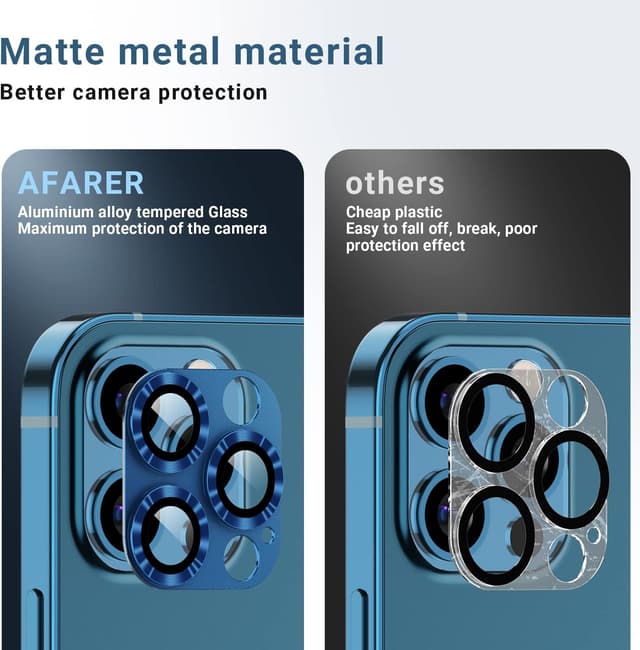 Detalle 2 de iPhone 12 Pro Linsenschutz 2er-Pack