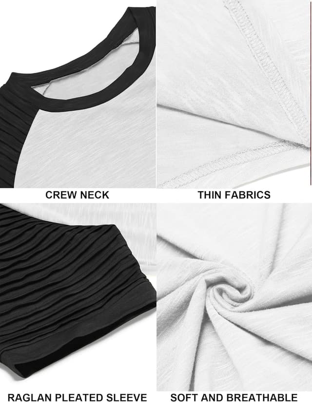 Detalle de COOFANDY Polo homme manches courtes en polyester extensible (style t-shirt de sport)