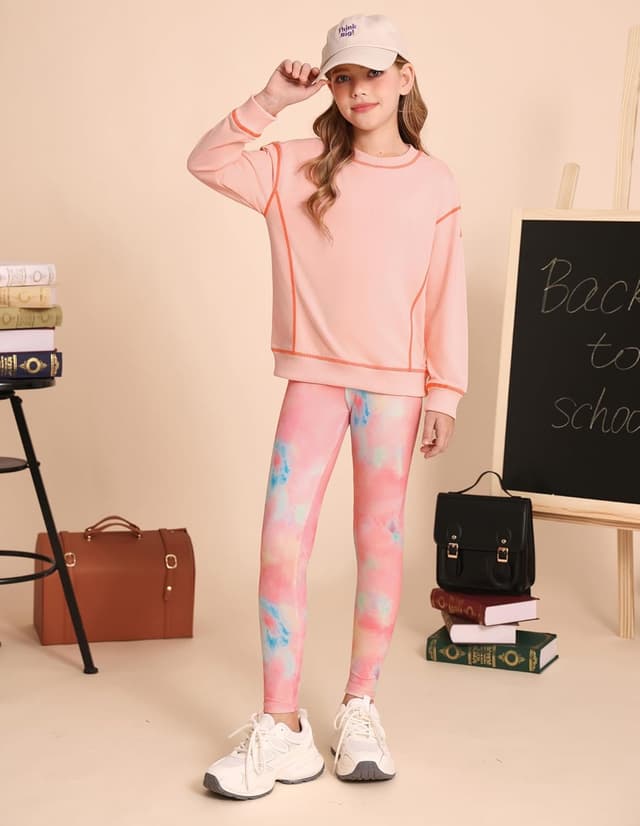 Thumbnail 3 de GRACE KARIN Felpa e leggings bambina 2 pezzi 👧