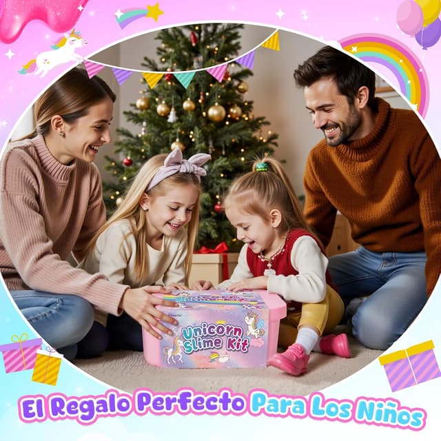 Thumbnail 6 de iKidiki Slime Unicornio Kit Fluffy para Niñas