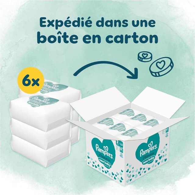 Detalle 2 de Pampers Harmonie Taille 2 204 couches đź‘¶