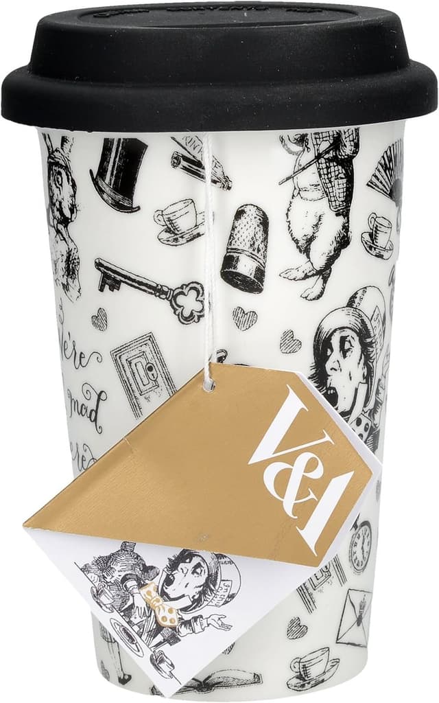 Thumbnail 2 de Victoria & Albert Taza de Viaje Alicia en el País de las Maravillas