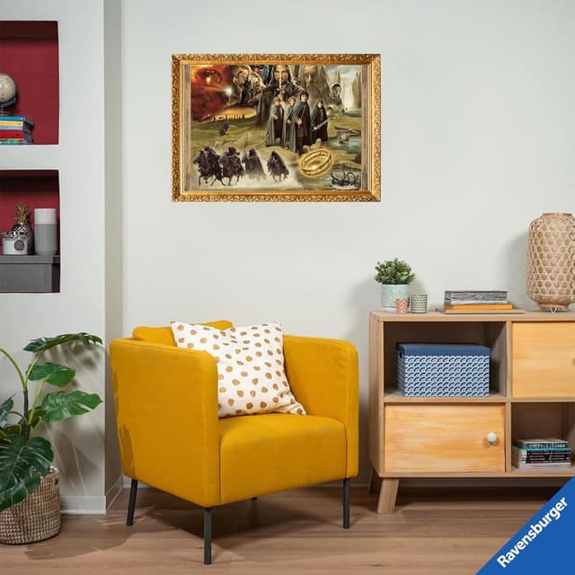 Detalle de Ravensburger Puzzle 2000 Pezzi Il Signore degli Anelli (98 x 75 cm) – Puzzle per adulti +14 anni, collezione 2000