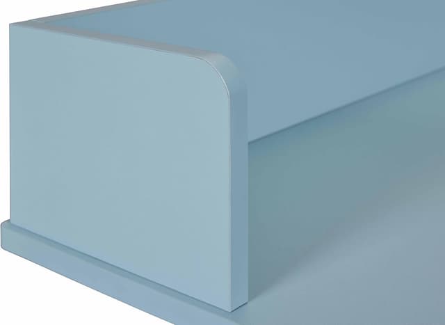 Detalle 2 de Inter Link Emmelie : bureau enfant réglable en hauteur pour apprentissage et travail (blanc/bleu)