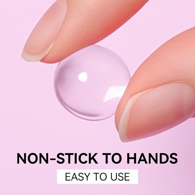 Detalle de Makartt Aufbaugel 4-in-1 für Gelnägel & 3D Nail Art (klar, antihaft) – 15 ml, UV/LED Lampe erforderlich