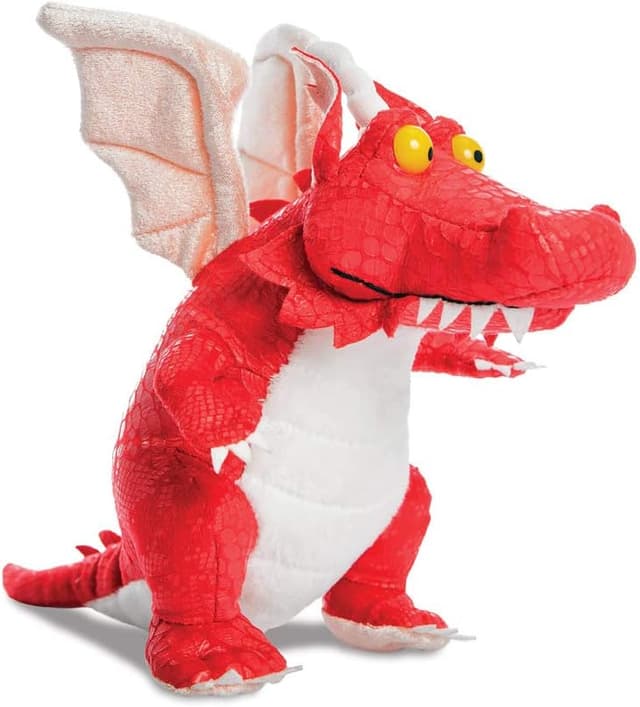Detalle 2 de Room on The Broom Dragon Plush Red/White