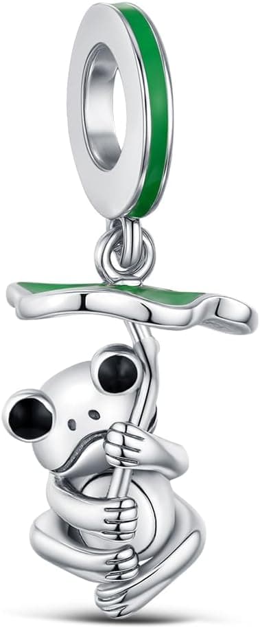 Detalle de BOIGEGU Charm-Anhänger Silber Emaille für europäischen Charms-Schmuck (Tiere/Meerestiere)