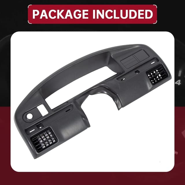 Detalle 2 de HECASA Dash Cover Board Panel Bezel Replacement for 1992-1997 Ford F-150/F-250/F-350 & Bronco (Gas Engines Only)