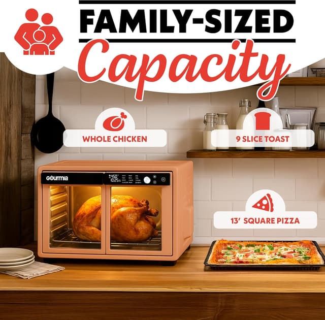 Thumbnail 5 de Gourmia French Door Air Fryer Oven 37 Qt