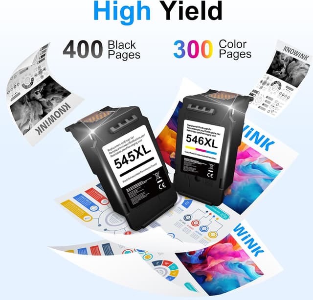 Thumbnail 3 de KNOWINK PG-545XL CL-546 XL 2er-Pack Druckerpatronen 🖨