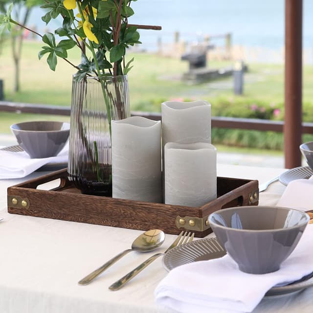 Thumbnail 4 de Rhytsing Gray Battery Operated Candle Set