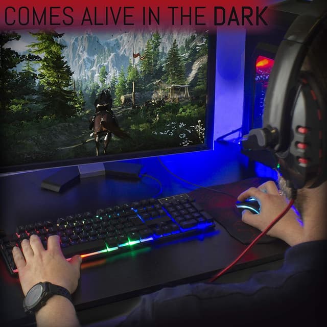 Thumbnail 6 de Orzly RX250-K RGB gaming keyboard 104-key