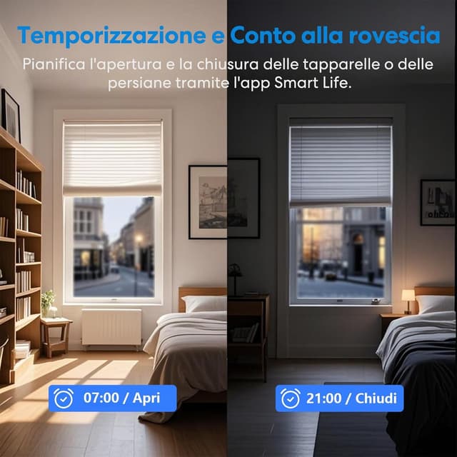 Detalle 1 de LoraTap Interruttore Tapparelle WiFi: modulo comando per tapparelle elettriche con Smart Life e Alexa, fino a 300W