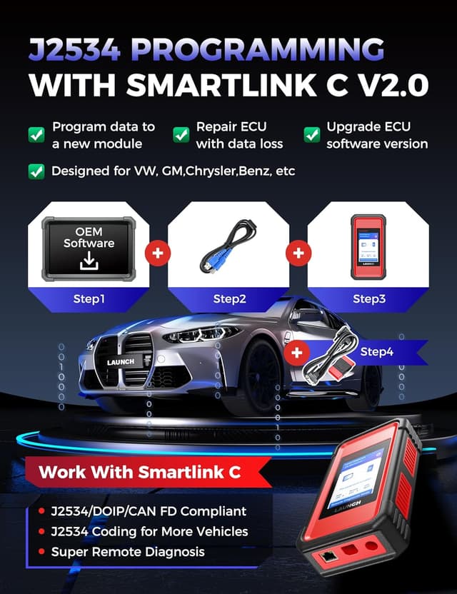 Detalle 2 de LAUNCH X431 PRO3 V+ Elite J2534