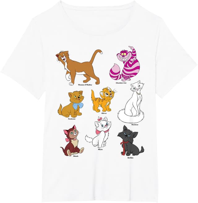 Thumbnail 6 de Maglietta Disney Mickey e i suoi amici “Cats Portraits”