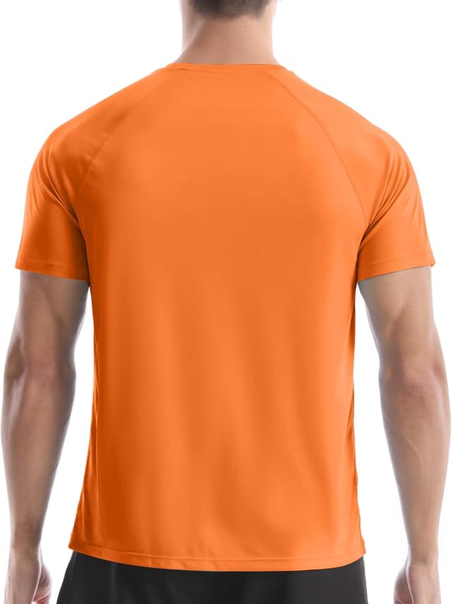 Detalle de Roadbox Men’s Short Sleeve Rash Guard UPF 50+ quick-dry UV swim T-shirt