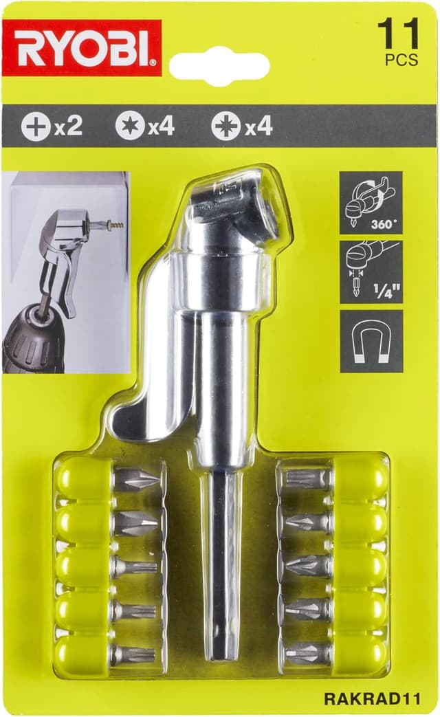 Thumbnail 1 de Ryobi Set 10 tappi terminali angolo 360°