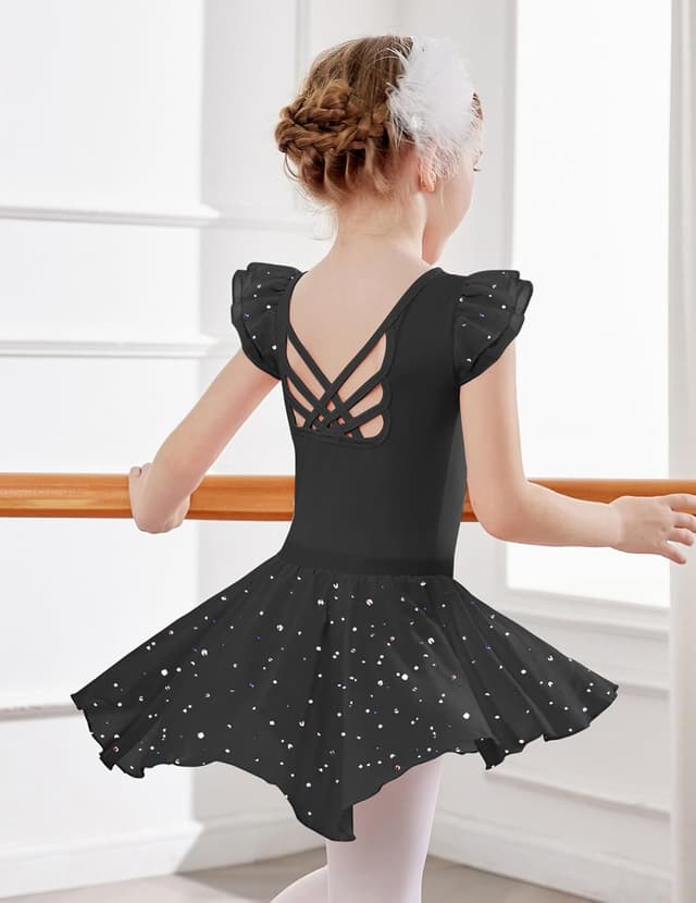 Detalle 1 de Robe de danse enfant coton 2 pièces 2-9 ans