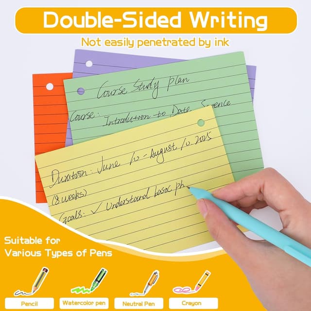 Detalle 2 de A6 Lernkarten 14,8 x 10,5 cm, 360 Karten