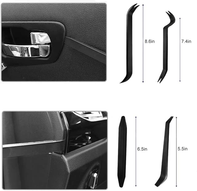 Detalle de Eaukar Auto-Demontage-Werkzeuge-Set (24-teilig) für Zierleistenkeile, Verkleidungen und Autoradioausbau