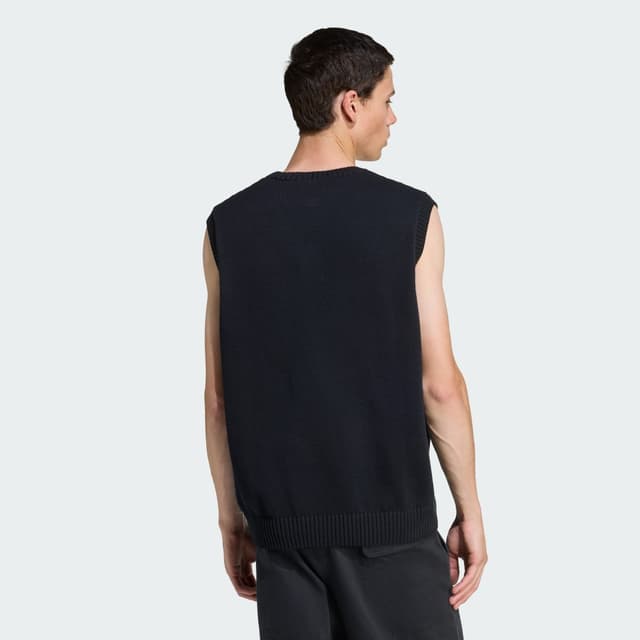 Detalle 2 de adidas Chaleco de punto Premium Essentials en negro