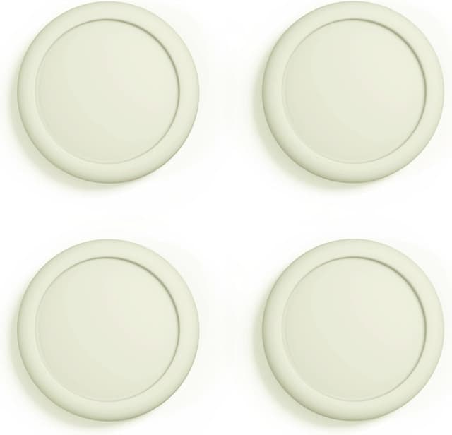 Detalle de eXtremeRate PlayVital joystick caps (silicone) for Nintendo Switch Lite / Switch OLED Joy‑Cons – Antique Yellow