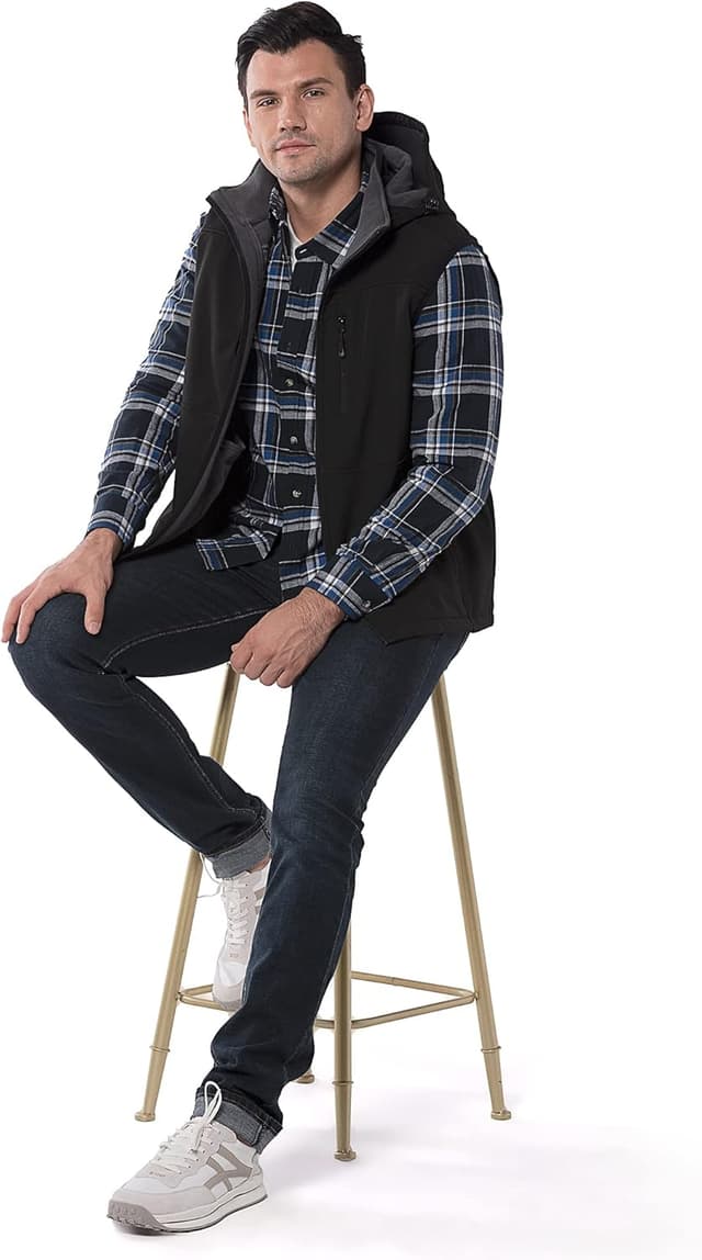 Detalle 2 de 33,000ft Softshellweste Herren 8000 mm