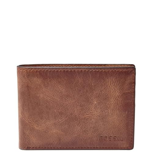 Detalle de Fossil Derrick Billetero de piel bifold 11 cm
