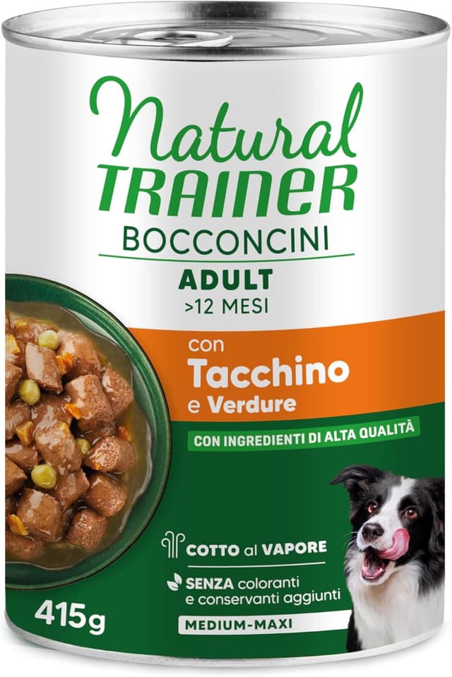 Thumbnail 6 de Trainer Bocconcini Agnello 12x415g per Cani