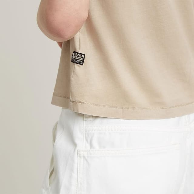 Thumbnail 5 de G-Star Damen Overdyed Front Seam Top mit Frontnaht und G-Star Details