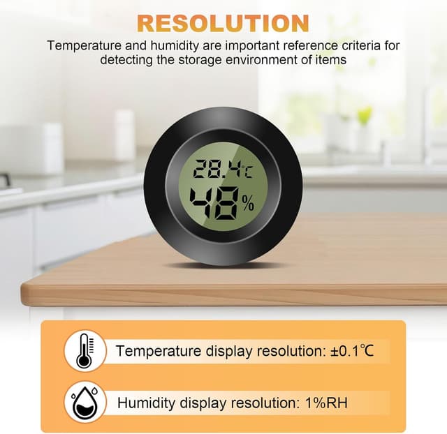 Detalle 2 de Lot de 3 hygromètres thermomètres numériques