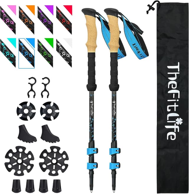 Detalle de TheFitLife Carbon Fibre Trekking Poles