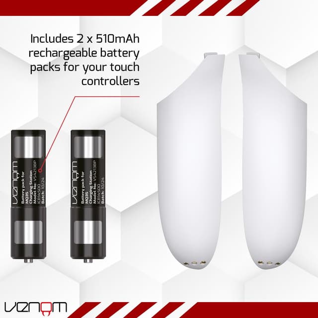 Detalle de Ladestation für Meta Quest 3S, inkl. Akkus