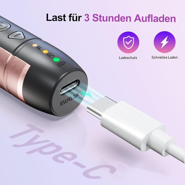 Detalle 2 de COSLUS Kabellos Nagelfräser 11 in 1 ⚙