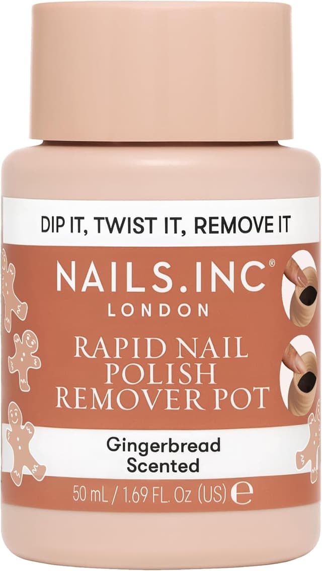 Detalle de Nails.INC Vegan Collagen Fuelled Nail Polish Remover Pot (Acetone-Free, 50ml)