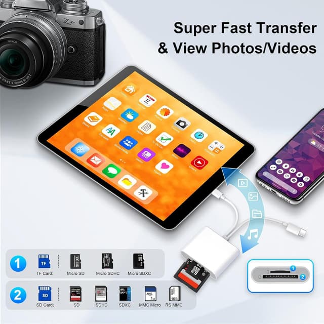 Thumbnail 2 de SD Card Reader USB-C with Dual Slot