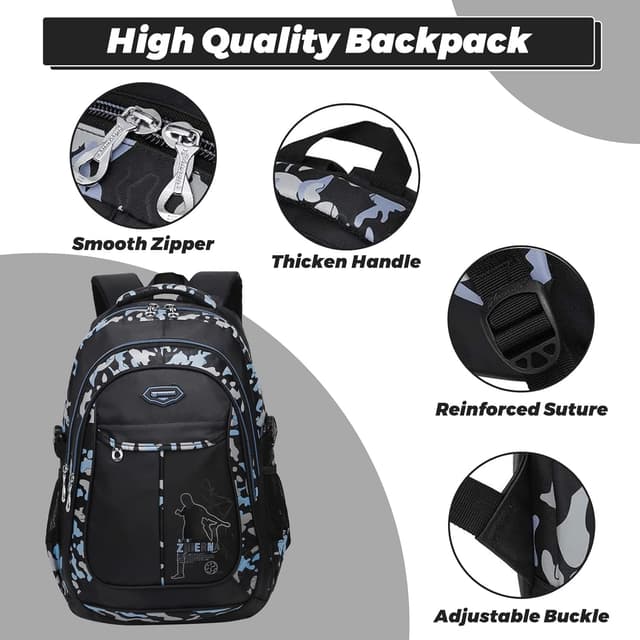 Thumbnail 4 de IvyH Mochilas Escolares 3 en 1 Camuflaje