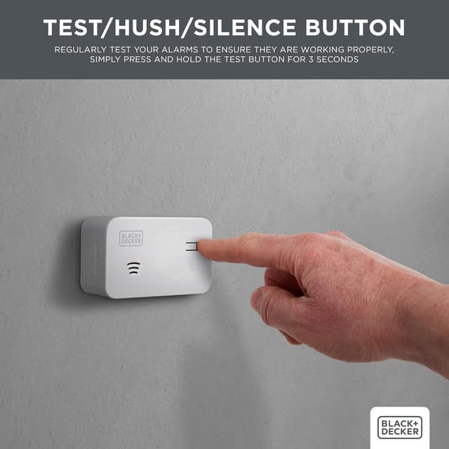 Thumbnail 6 de Black+Decker Carbon Monoxide Detector 2 Pack with 10 Year Sealed Lithium Battery (Easy to install)