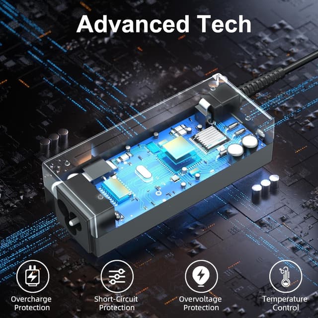 Detalle 1 de Eansiya chargeur PC portable 45 W 19,5 V